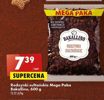 Biedronka Rodzynki sułtańskie bakallino oferta