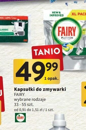 Intermarche Tabletki do zmywarek lemon fairy platinum oferta