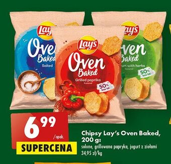 Biedronka Chipsy grillowana papryka lay's oven baked (prosto z pieca) oferta