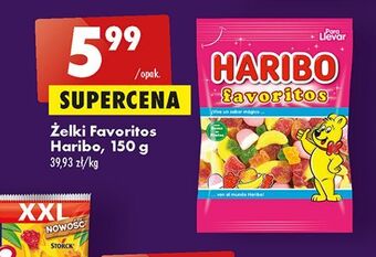 Biedronka Żelki owocowe haribo favoritos oferta
