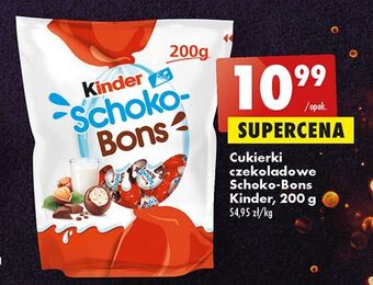Biedronka Cukierki czekoladowe kinder schoko-bons oferta