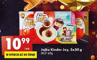 Biedronka Jajko z niespodzianką kinder joy oferta