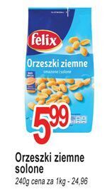 E.Leclerc Orzeszki ziemne smażone i solone felix oferta