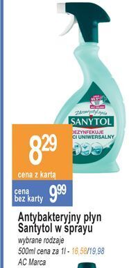 E.Leclerc Płyn do dezynfekcji uniwersalny eukaliptus sanytol oferta