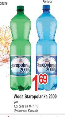 E.Leclerc Woda niegazowana staropolanka 2000 oferta