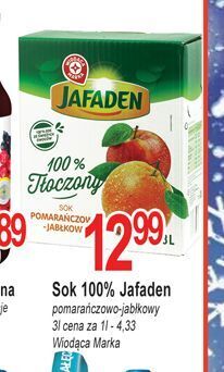 E.Leclerc Sok pomarańcza-jabłko wiodąca marka jafaden oferta