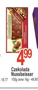 E.Leclerc Czekolada mleczna z całymi orzechami alpen gold nussbeisser oferta