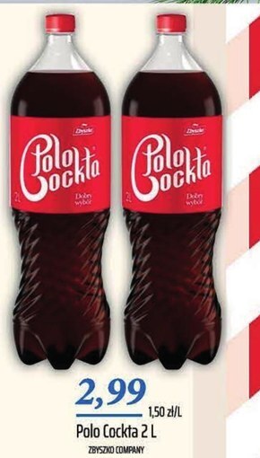 Polo cockta napój gazowany o smaku cola 2 l