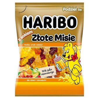 Stokrotka Market Haribo złote misie żelki owocowe z sokiem 160 g oferta