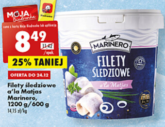 Biedronka Filety śledziowe marinero oferta
