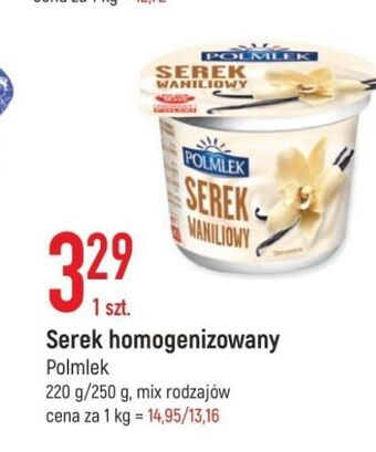 E.Leclerc Serek homogenizowany waniliowy polmlek oferta