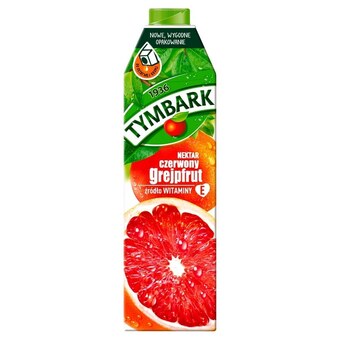 Żabka Tymbark nektar czerwony grejpfrut 1 l oferta