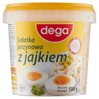 Żabka Dega sałatka jarzynowa z jajkiem 500 g oferta