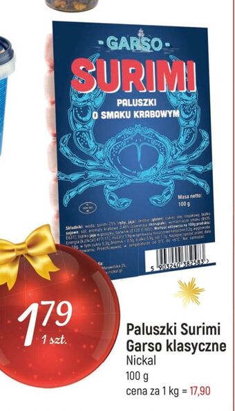 E.Leclerc Paluszki surimi garso oferta