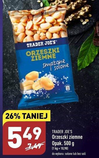 ALDI Orzeszki ziemne trader joe's oferta