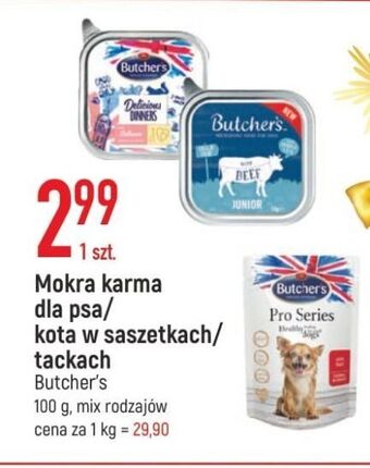 E.Leclerc Karma dla kota z łososiem i doradą butcher's delicious dinners oferta