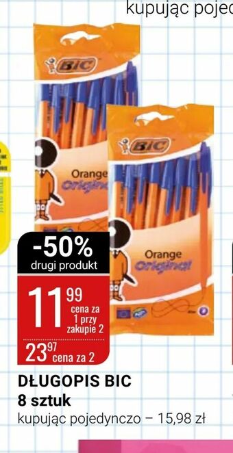 bi1 Długopis bic 8 sztuk oferta
