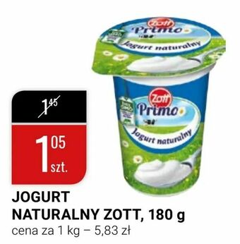 bi1 Jogurt naturalny zott, 180 g oferta