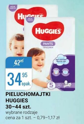 bi1 Pieluchomajtki huggies, 30-44 szt. oferta