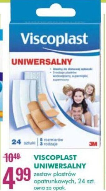 SuperPharm Viscoplast Uniwersalny zestaw plastrów opatrunkowych 24szt. oferta