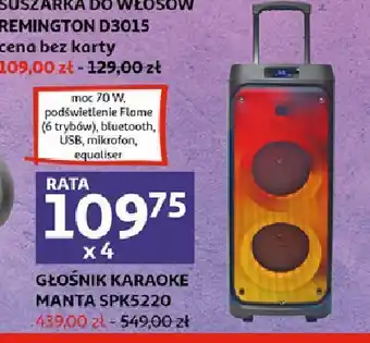 Auchan Głośnik bezprzewodowy spk5220 manta oferta