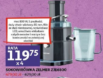 Auchan Sokowiróka zje6800 zelmer oferta