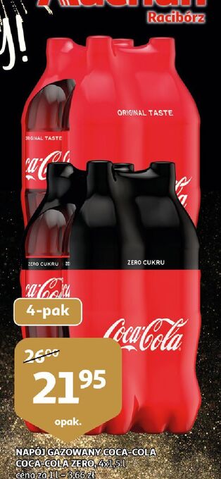 Auchan Napój coca-cola oferta
