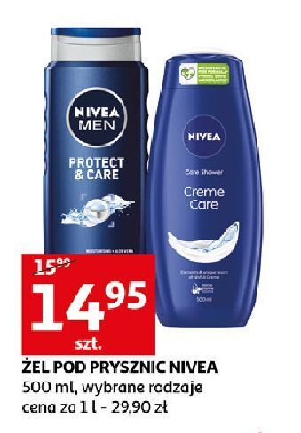 Auchan Żel pod prysznic (original care) nivea men protect & care oferta