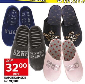 Auchan Kapcie damskie oferta