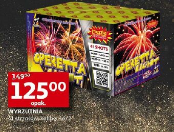 Auchan Wyrzutnia 41 strzałów operetta light hestia oferta