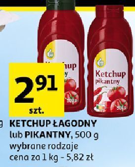 Auchan Ketchup pikantny podniesiony kciuk oferta