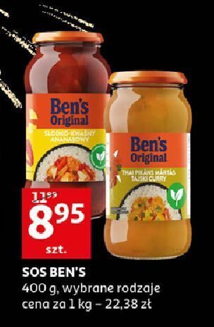 Auchan Sos słodko-kwaśny ananasowy ben's original oferta