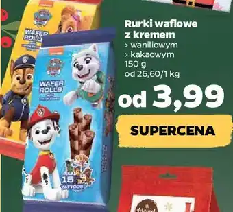 Netto Rurki waflowe psi patrol waniliowe oferta