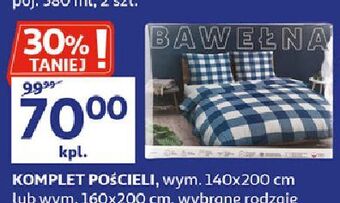 Auchan Komplet pościeli 160 x 200 cm oferta