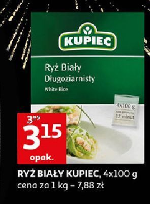 Auchan Ryż biały długoziarnisty kupiec oferta