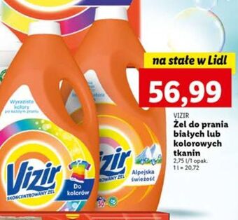 Lidl Płyn do prania kolorów vizir oferta