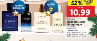 Lidl Woda toaletowa g.bellini one fragrance oferta