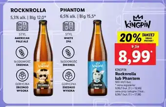 Lidl Piwo kingpin phantom white ipa oferta