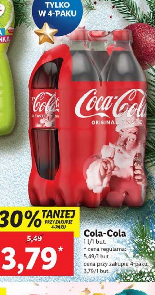 Promocja Napój coca-cola w Lidl
