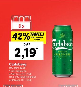 Lidl Piwo carlsberg oferta