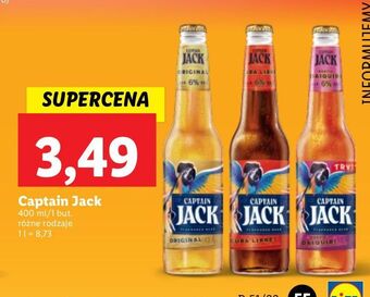 Lidl Piwo captain jack oferta