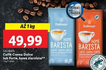 Lidl Kawa dallmayr home barista caffe crema forte oferta
