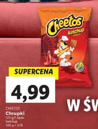 Lidl Chrupki ketchup cheetos oferta
