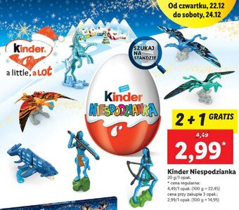 Lidl Jajko niespodzianka kinder niespodzianka oferta