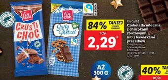 Lidl Czkeolada crusti choc fin carre oferta