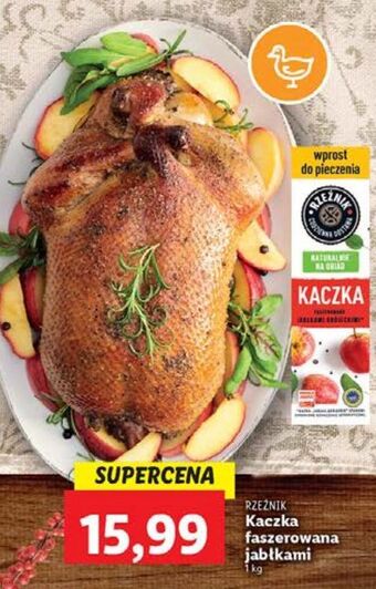 Lidl Kaczka faszerowana jabłkami w przyprawach rzeźnik codzienna dostawa oferta