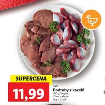Lidl Podroby z kaczki ami oferta