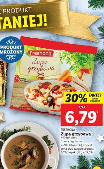 Lidl Zupa grzybowa freshona oferta