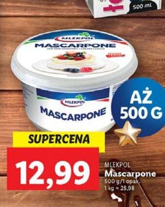 Lidl Ser mascarpone mlekpol oferta