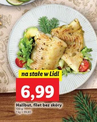 Lidl Halibut filet bez skóry oferta